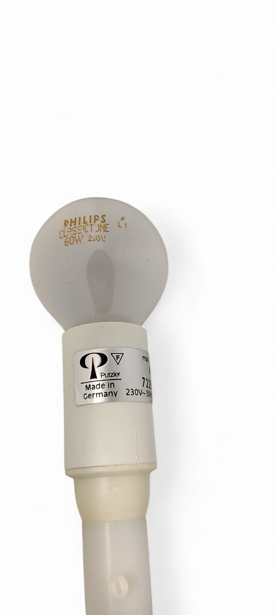 Image 1 of Peill & Putzler Lotus Opal Glass Lamp Set of 3 Space Age 70s Design Mid Century Vintage Lighting