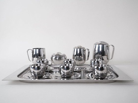 Image 1 of Servizio da caffè e tè, design italiano, anni '80, prodotto in Italia