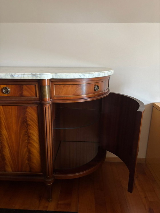 Image 1 of Dressoir en barkast Louis XVI style 