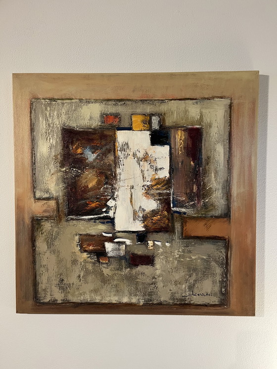 Image 1 of Jef Lenaers abstraktes Gemälde 'whatever'