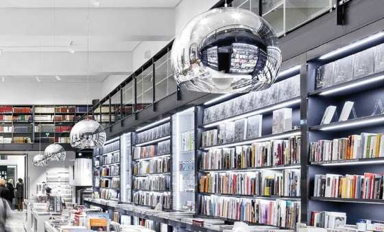 Image 1 of LARGE “SCONFINE SFERA” PENDANT BY MATTEO THUN FOR ZUMTOBEL