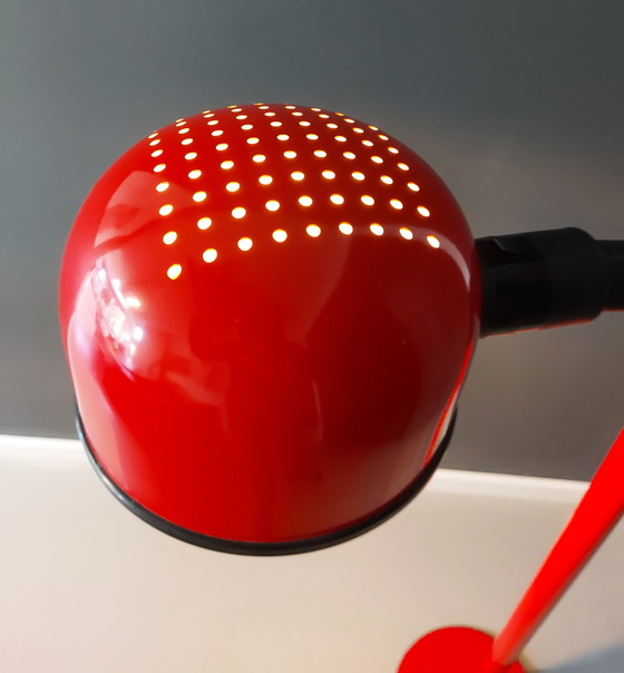 Image 1 of Retro Floor Lamp Alda Red Space Age