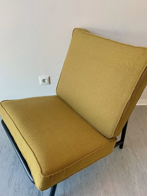 Image 1 of Poltrona Alf Svensson – DUX – Svezia – anni ’60 – rivestimento giallo senape