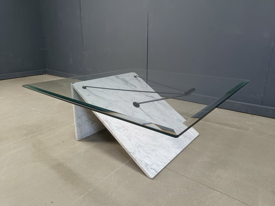 Image 1 of Postmodern Italian Marble Coffee Table, 1980s