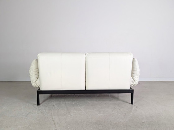 Image 1 of Divano originale Rolf Benz Plura in pelle a due posti beige chiaro