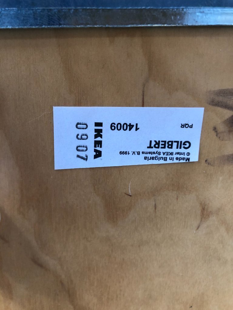 IKEA GILBERT ブルガリア製 Set of four Stackable dining chairs model 'Gilbert' by Ikea