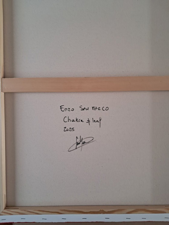Image 1 of Enzo SAN MARCO – Chakra # Blatt – Gemälde des Künstlers