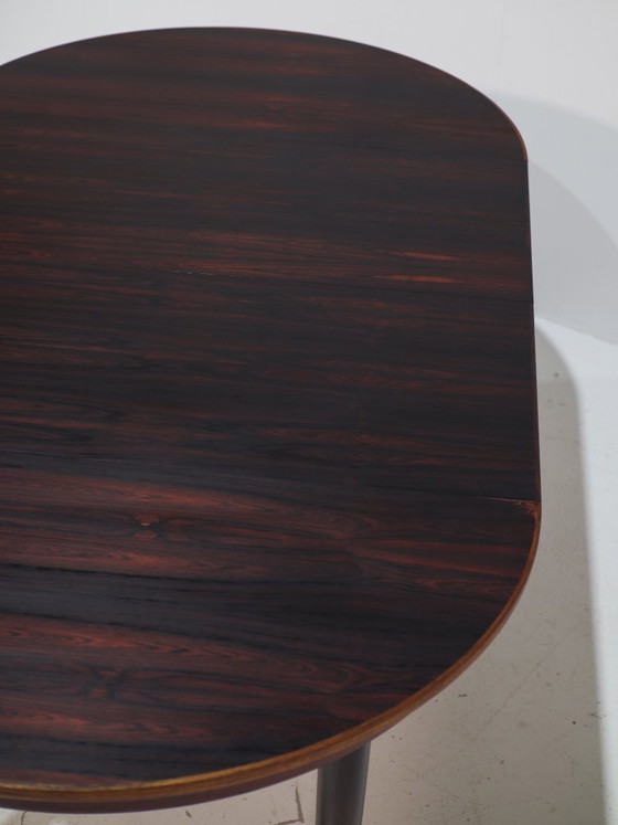Extendable Round Dining Table Rosewood Danish 1960s – Vintage (photo 15 of 15)