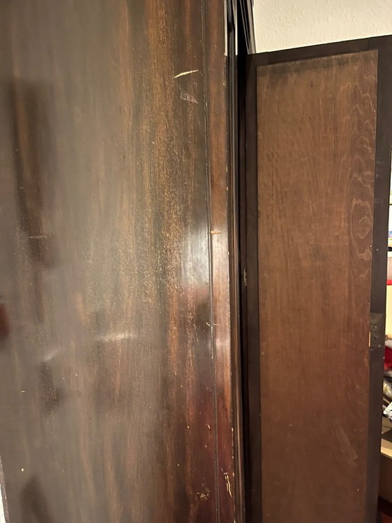 Art Nouveau/Art Deco Solid Wood Wardrobe (photo 7 of 8)