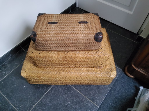 Vintage 3 Weidenkörbe