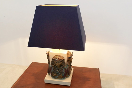 Esclusiva Lampada da tavolo Faraone Tutankhamon, Lampade da tavolo, Dorato (foto 11 di 11)