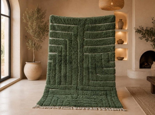 Handgeknüpfter marokkanischer Berberteppich, 200 cm x 300 cm – vloerkleden en tapijten, Cotton