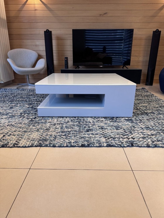 Image 1 of Quadratischer Couchtisch mit zwei Ebenen – Karaat Design