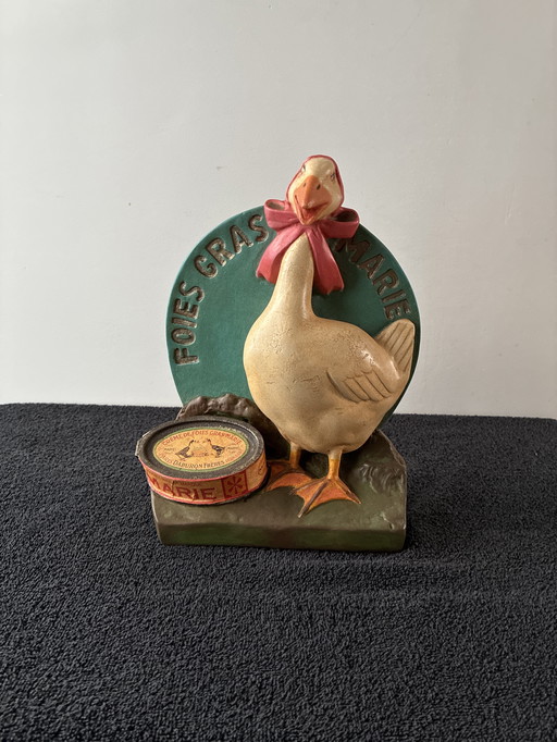 Vintage advertising image foies gras