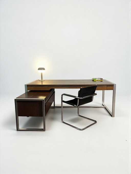 Set bureau ministre + crédence, Claude Gaillard pour Ligne Roset, 1970