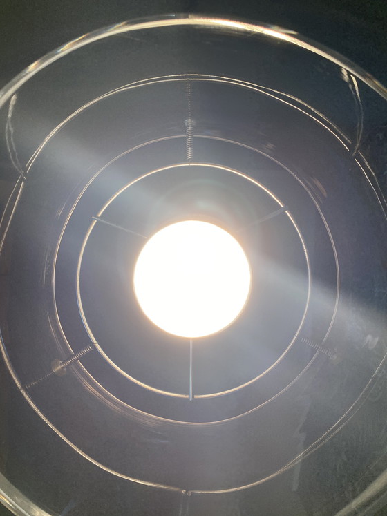 Image 1 of Seltene Glas-Tischleuchte aus den 80er Jahren – Pola Design Amsterdam