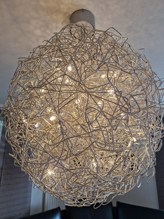 Image 1 of Lampada a sospensione a filo Fil de fer 90 cm halloween sostituita con LED