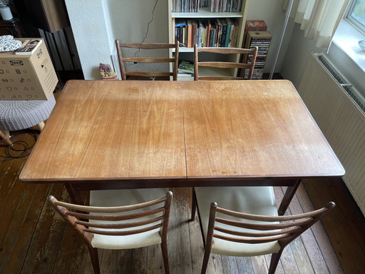 Ensemble de salle à manger Pastoe avec chaises assorties