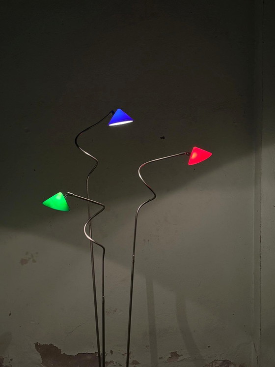 Image 1 of Lampadaire vintage Pola Design Amstelveen 