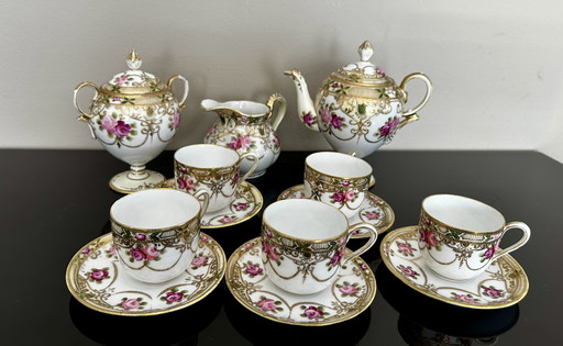 Japanese antique coffee service Nippon