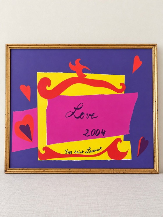 Yves Saint Laurent – LOVE Collection | Sei Poster Vintage | 1992–2006 – Legno (photo 7 of 27)
