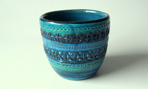 Vaso da fiori in ceramica Bitossi - disegnato da Aldo Londi