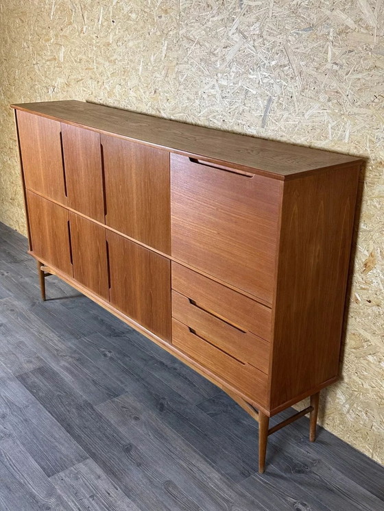 Image 1 of 60's 70's Teak Sideboard Highboard modèle Fredericia Danish Modern Design