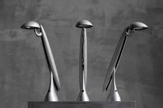 Image 1 of Lampade da scrivania postmoderne Heron di Isao Hosoe per Luxo, Norvegia, anni '90