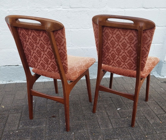 Louis van Teeffelen Stoelen – Eetkamerstoelen, Velvet, Wood (photo 4 of 11)