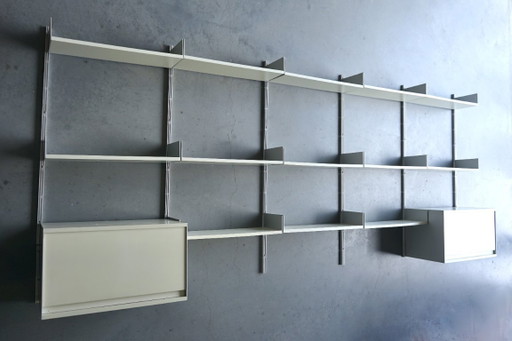 Estantería de pared modelo 606 de Dieter Rams para Vitsoe, década de 1960.