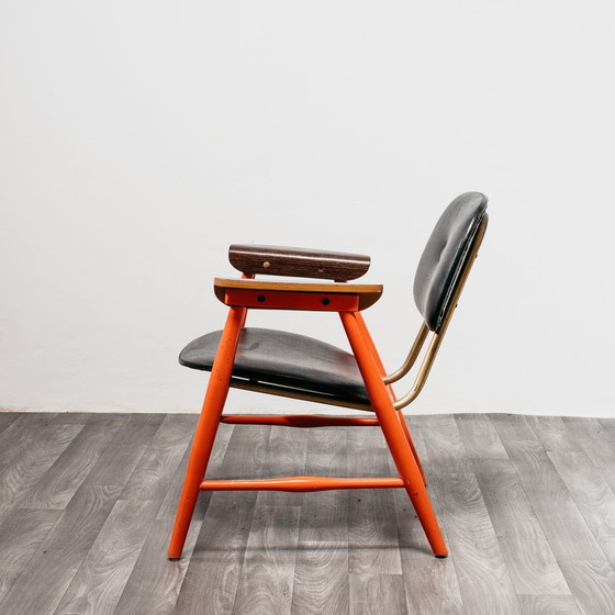 Image 1 of Ensemble de deux fauteuils et une table basse Marco Zanuso pour Poltronova, design vintage des années 1970