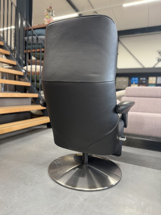 Image 1 of Jori Symphony Mini-Sessel, schwarzes Leder