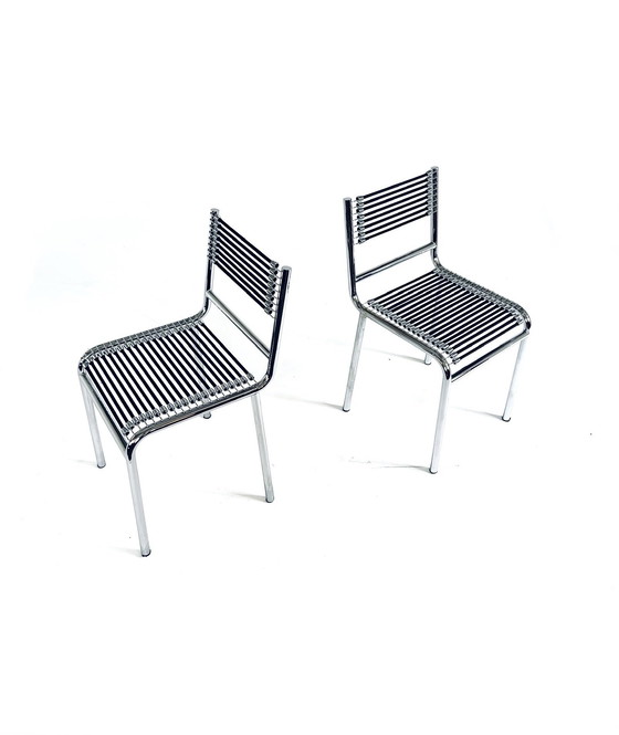Image 1 of 2x 'Sandows' dining chair, René Herbst '70