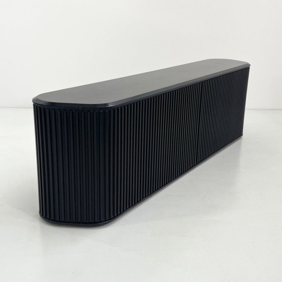 Image 1 of Credenza A'dammer nera di Aldo van de Nieuwelaar per Pastoe, anni '80
