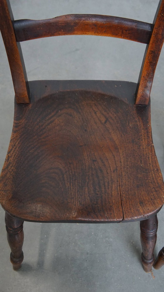 Image 1 of 6 x Antiker englischer Oxford Ess-/Küchenstuhl