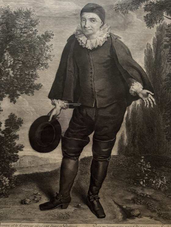 Image 1 of 18th century engraving by Crispin
