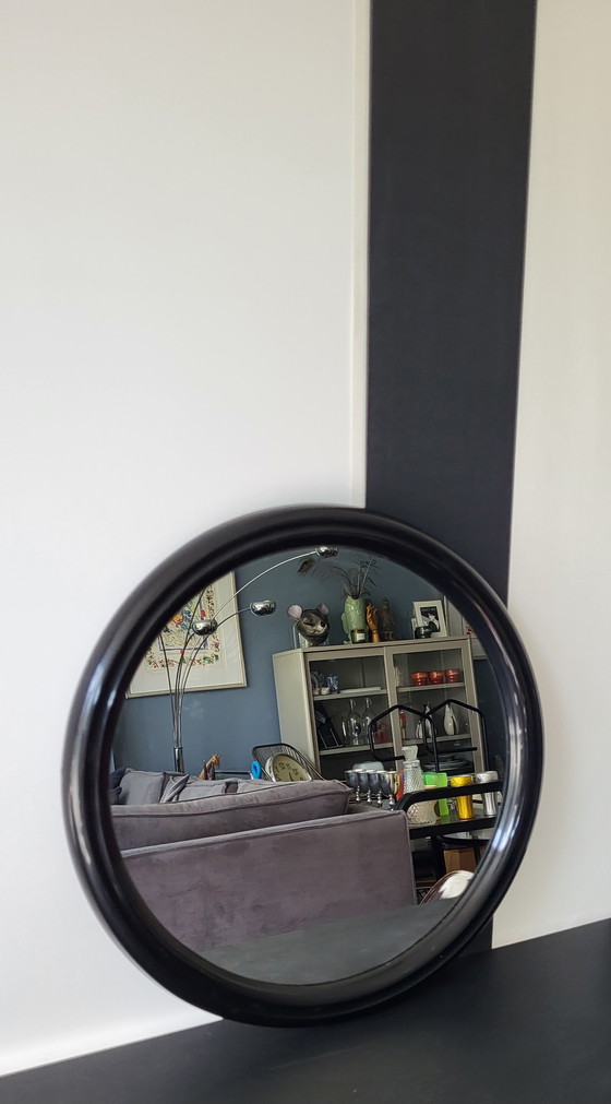 Image 1 of Vintage Tiger mirror black 1970s.