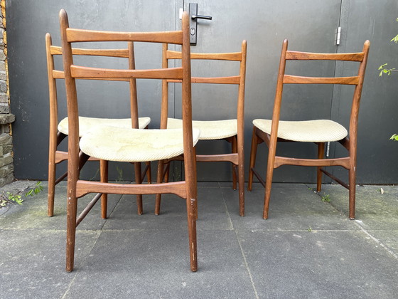 Image 1 of 4 sedie slanciate in legno tropicale