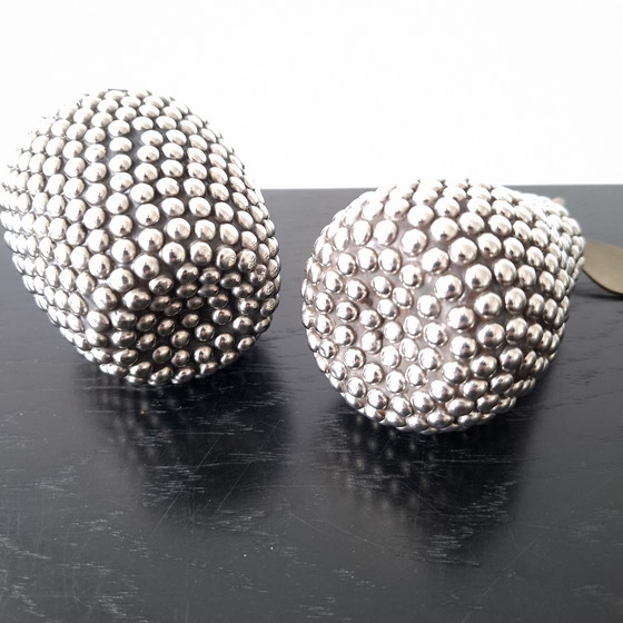 Image 1 of Set vintage studs appel en peer jaren 60 / 70