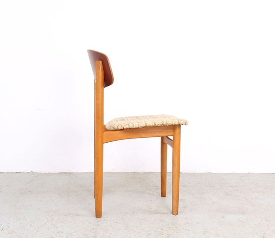 Børge Mogensen Model 122 Eetkamerstoelen, Søborg Møbelfabrik, 1952 – Textile, Wood (photo 5 of 13)