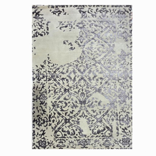 Alfombra moderna de lana y seda anudada a mano, 166 x 238 cm. – vloerkleden en tapijten, Wool