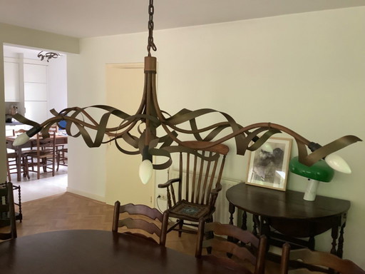 Jacco Maris Ruben Plie Oval 6UC Chandelier Bronze