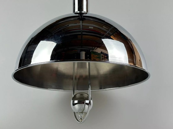 Image 1 of Lámpara de techo colgante Florian Schulz P58 de latón, años 60 y 70, Space Age