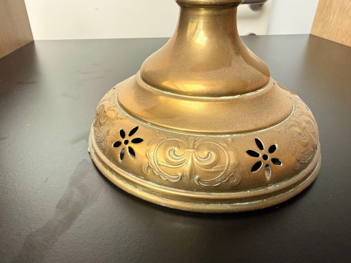 Lampe Belge – tafellampen, Glass, Copper (photo 2 of 7)