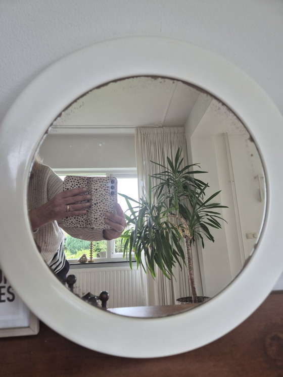 Specchio vintage in plastica da 45 cm, marca Syla – Glass (photo 2 of 8)