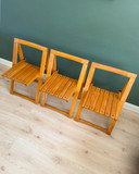 3x Sad Folding Chair By Aldo Jacober