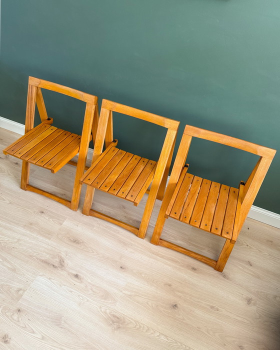 Image 1 of 3x Trieste Klapstoel Door Aldo Jacober