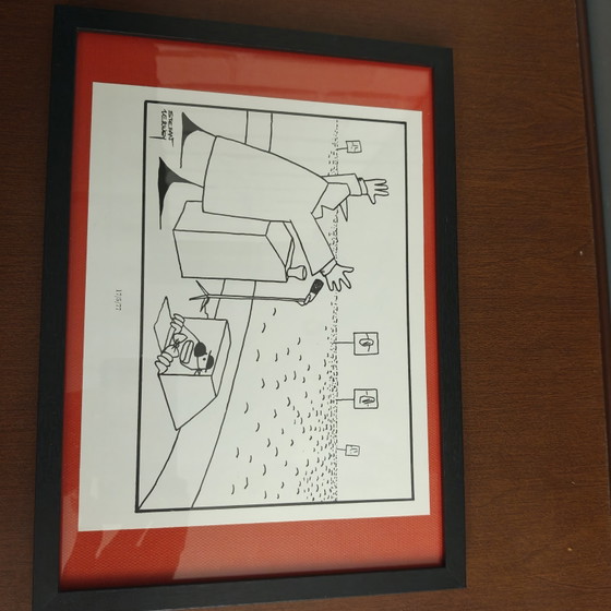 Dessin animé vintage « Le Clown » – 1977 – Encadré – Décorations murales, Paper (photo 4 of 5)