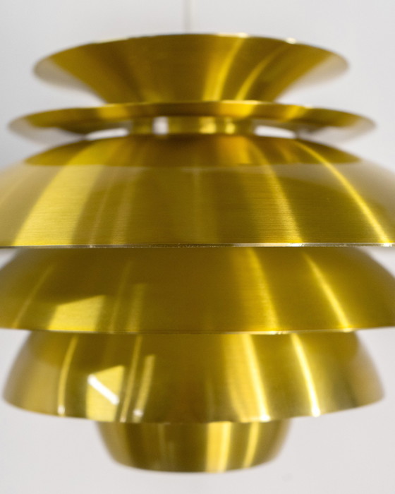 Image 1 of Barcelona Pendant Lamp by Bent Karlby for Lyfa, Denmark, Circa 1980