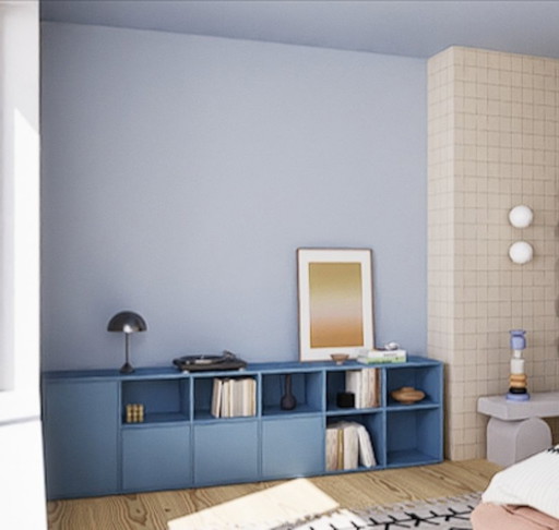 Tylko Sideboard in Sky Blue with Doors and Drawers